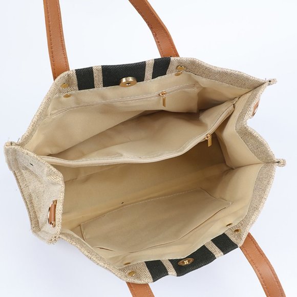 Color-Block Medium Tote Bag - Picture 4 of 5